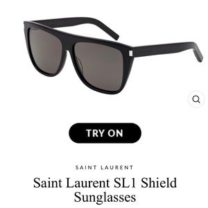 Authentic Saint Laurent SL1 Shield Sunglasses